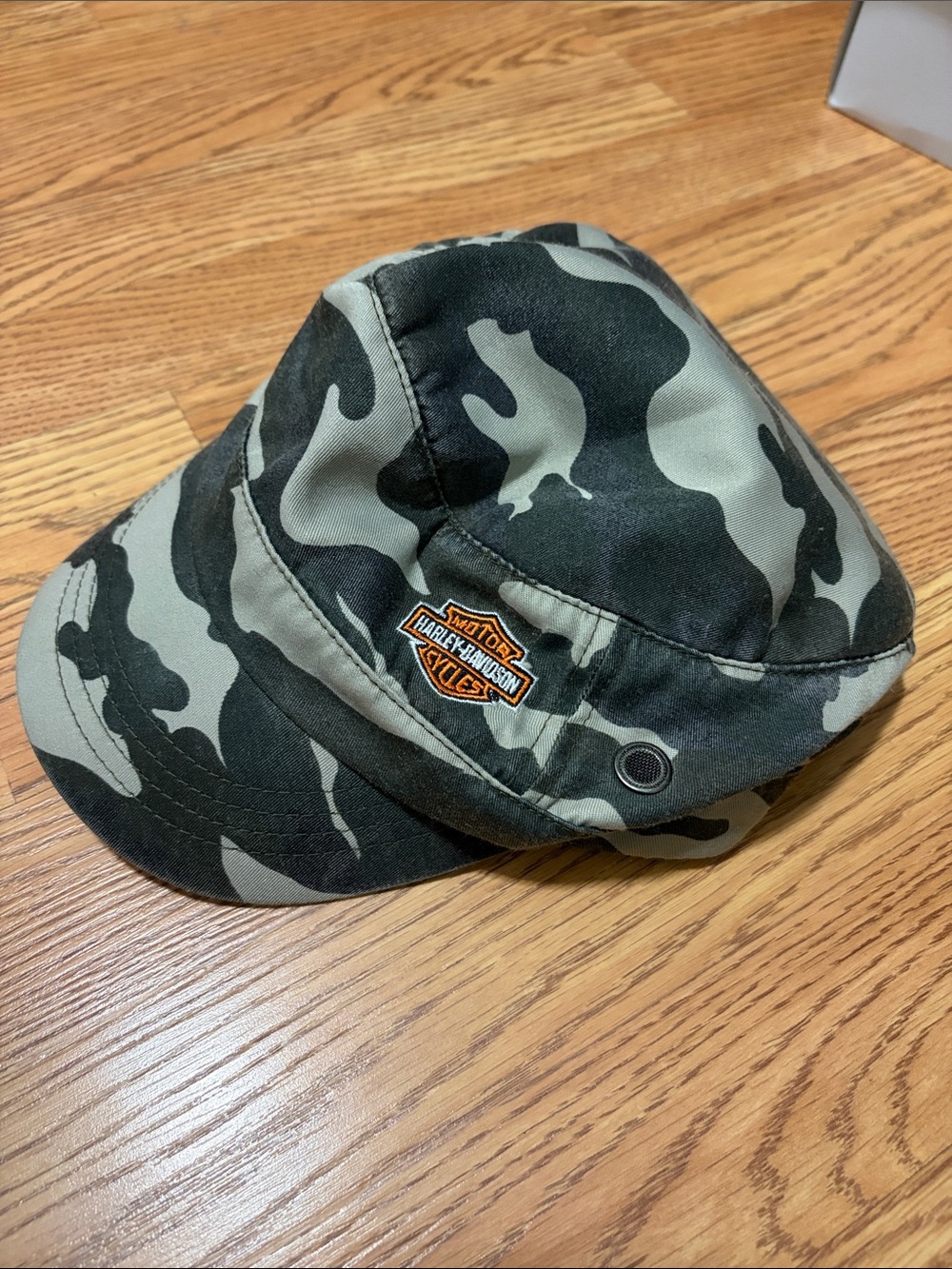 Harley-Davidson women Camo Hat in Green & Black cotton